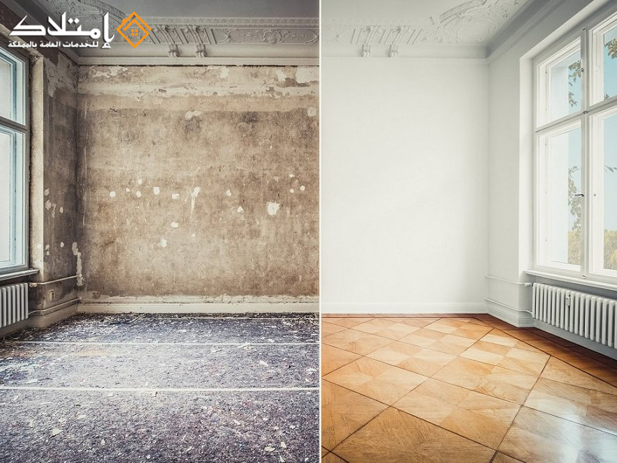 شركة ترميم الجدران بالرياض