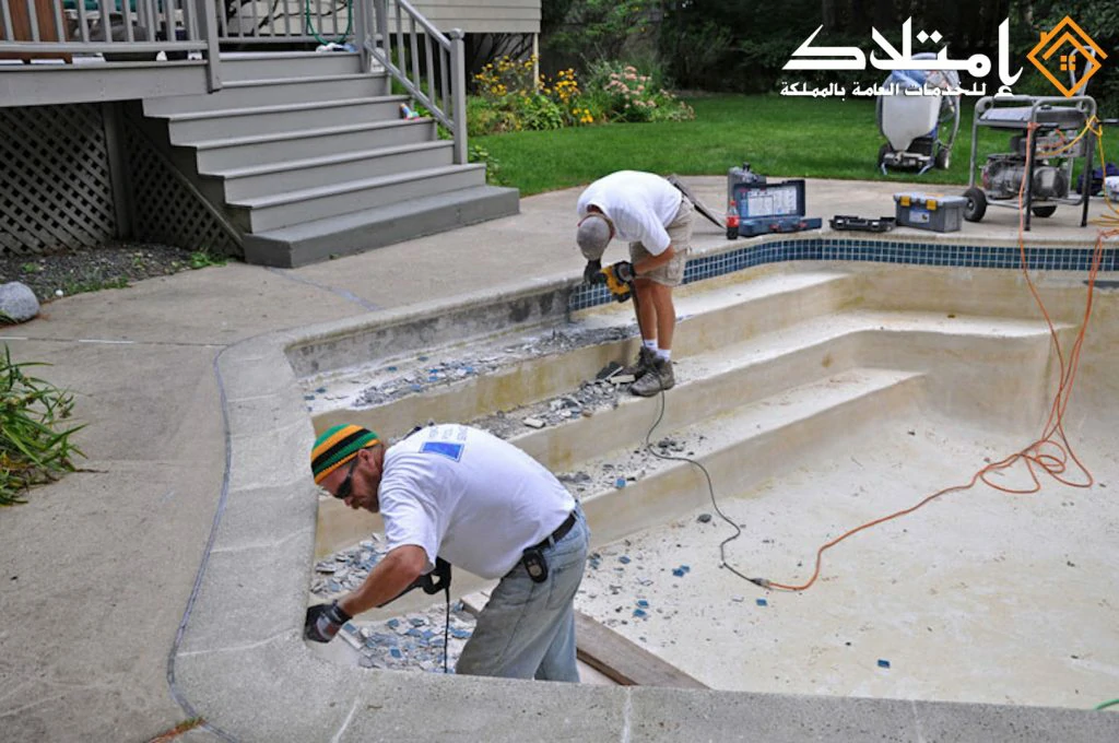 شركة ترميم مسابح بالرياض |0553269095| تنظيف وتعقيم